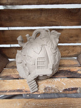 Load image into Gallery viewer, Pumpkin House with Steps
