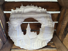 Load image into Gallery viewer, Large Xmas Wreath with Church Scene
